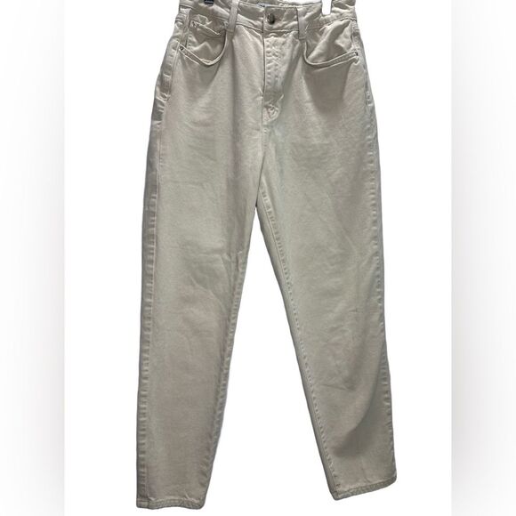 Zara Ecru Jeans Size 6 - Picture 1 of 9